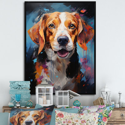 Beagle Bliss VI sur toile