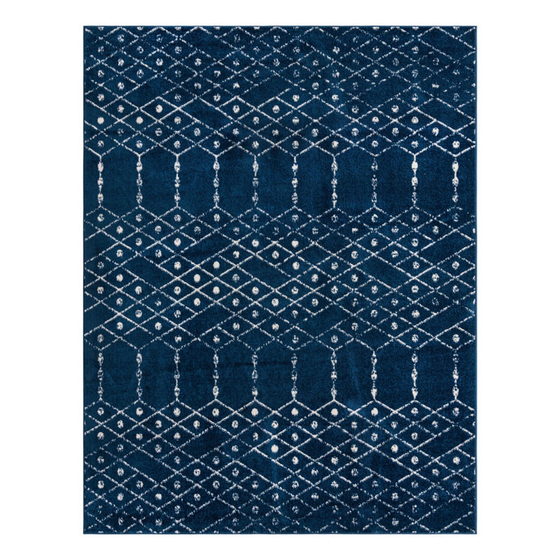 Lenwood Geometric Indoor Rug, Rectangle 7'10" x 10'