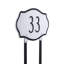 Hampton Standard Address Plaque with Lawn Stakes-1887959512-1887959493