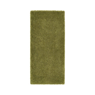 Coopers Olive Green Shaggy Rug