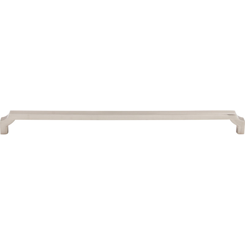 Davenport 7 9/16" Center to Center Bar pull, Brushed Satin Nickel, 12" Center to Center