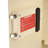 0.82 Cubic Ft Left Opening Biometric Wall Safe Beige - Easy To Program Fingerprint Module With Features For Enhanced Security