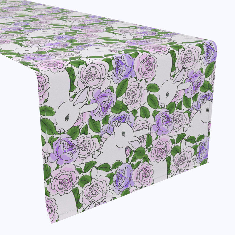 Kalvin Floral Table Runner, 108" x 14"