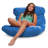Bean Bag Chair Lounger Structured Seat for Kids, Teens and Adults, Comfy Chair for Gaming, Reading and Watching TV, Laguna Lounger, Multiple Colors and Fabrics-178215186