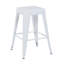 Tabouret à hauteur de comptoir 24 po, ensemble de 4 tabourets de bar en métal sans dossier, empilable, amovible et facile à assembler, pour économiser de l'espace pour un îlot de cuisine / bar / café / salle à manger-1284229681-1284230607