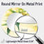 Green Yellow Bamboo Leaves In Africa I - Traditional Wall Mirror Art - Printed On Metal-1582489645