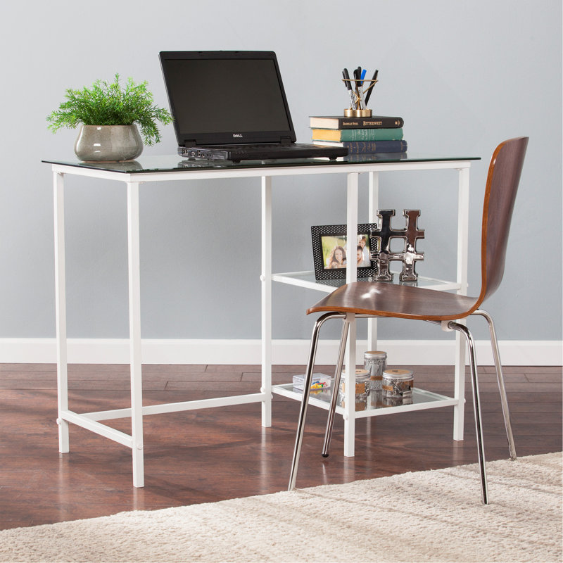 Bureau d'étudiant en métal / verre