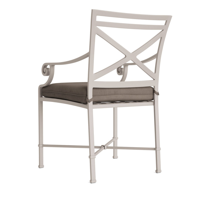 Venetian Outdoor Lounge Chair, Fusion Natural, Dove Smooth