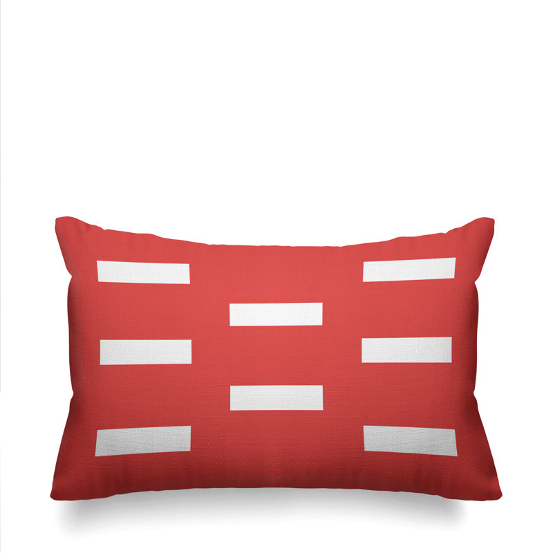Coussin décoratif intérieur / extérieur Luella, Corail