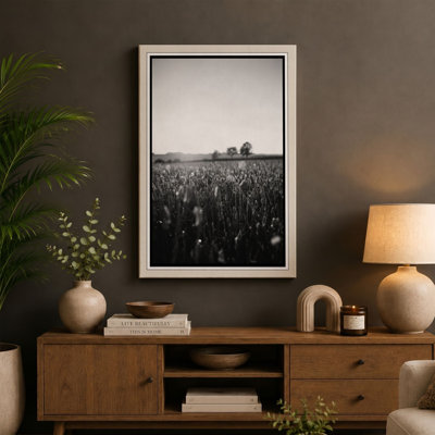 Wildflower Horizon Scandinavian - Wrapped Canvas