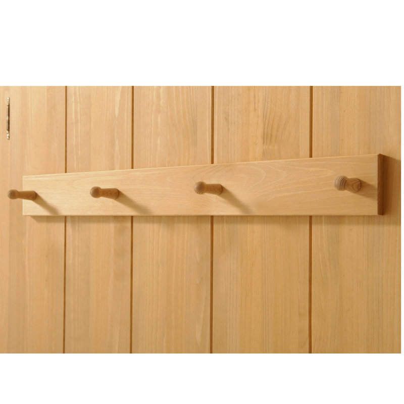 Youssouf 2 Door Solid Wood Wardrobe, Stain Wax