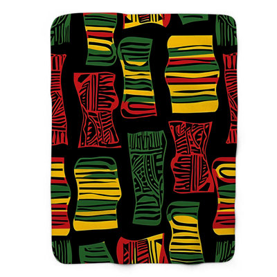 African Heritage Weaves - 1 pièce Sherpa Premium
