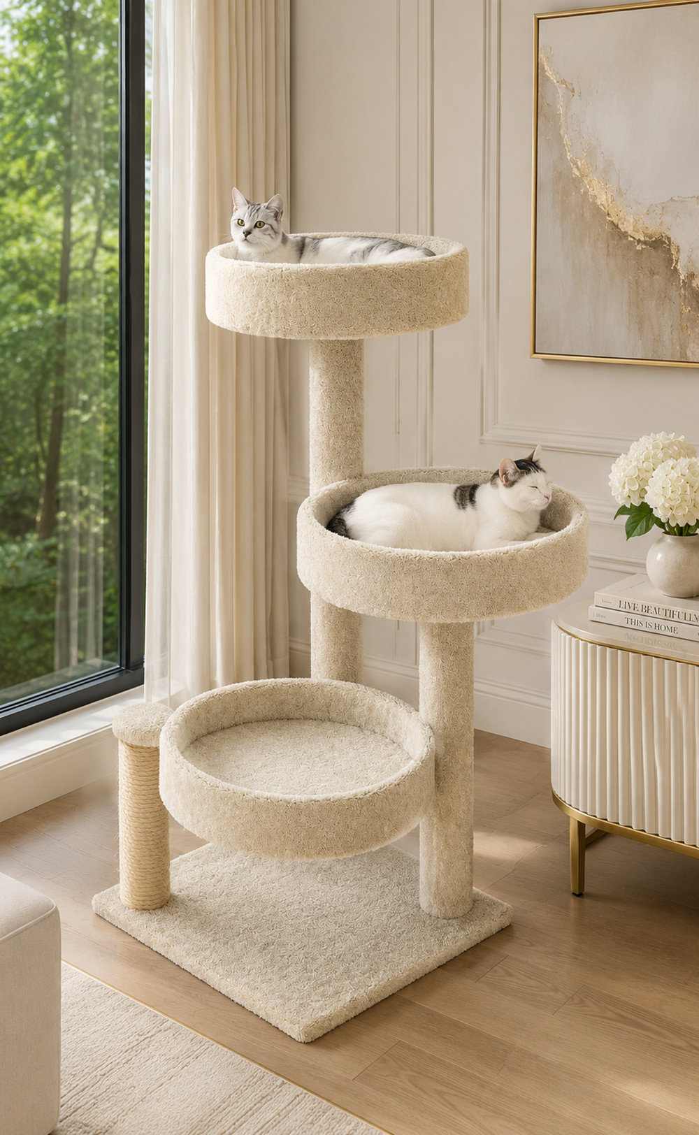 Prestige Cat Trees XXL Heavy Duty Cat Tree - Beige