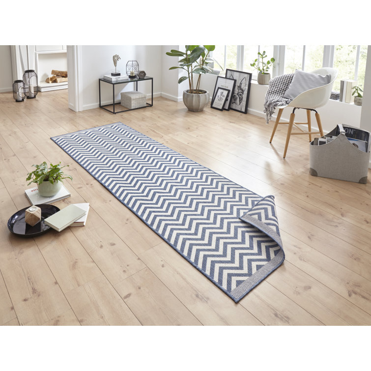 Flatweave Blue Rug