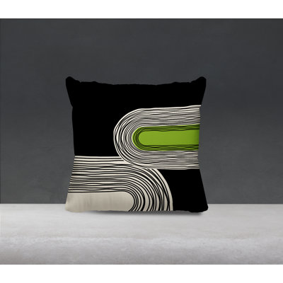 Cassie Abstract Outdoor Reversible Throw Pillow
