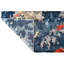 Hand Knotted Abstract Area Rug in Blue/Gold/Red/Gray-1004492192