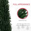 Grand sapin de Noël artificiel pré-éclairé, base en acier