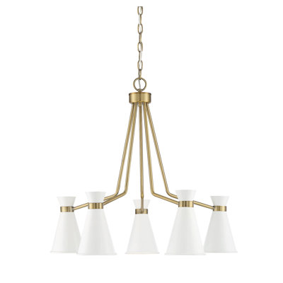 Lustre classique à 5 lumières