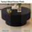 Round Drum Coffee Table with Storage-389920643-393056294
