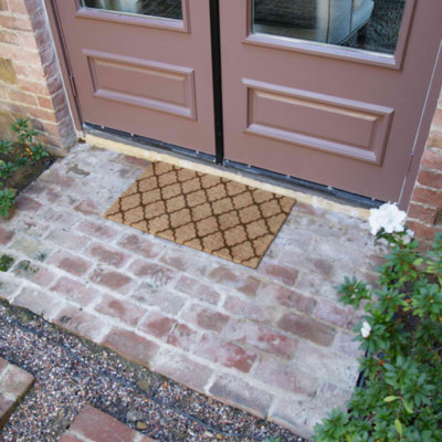 Wendler Non-Slip Geometric Outdoor Doormat