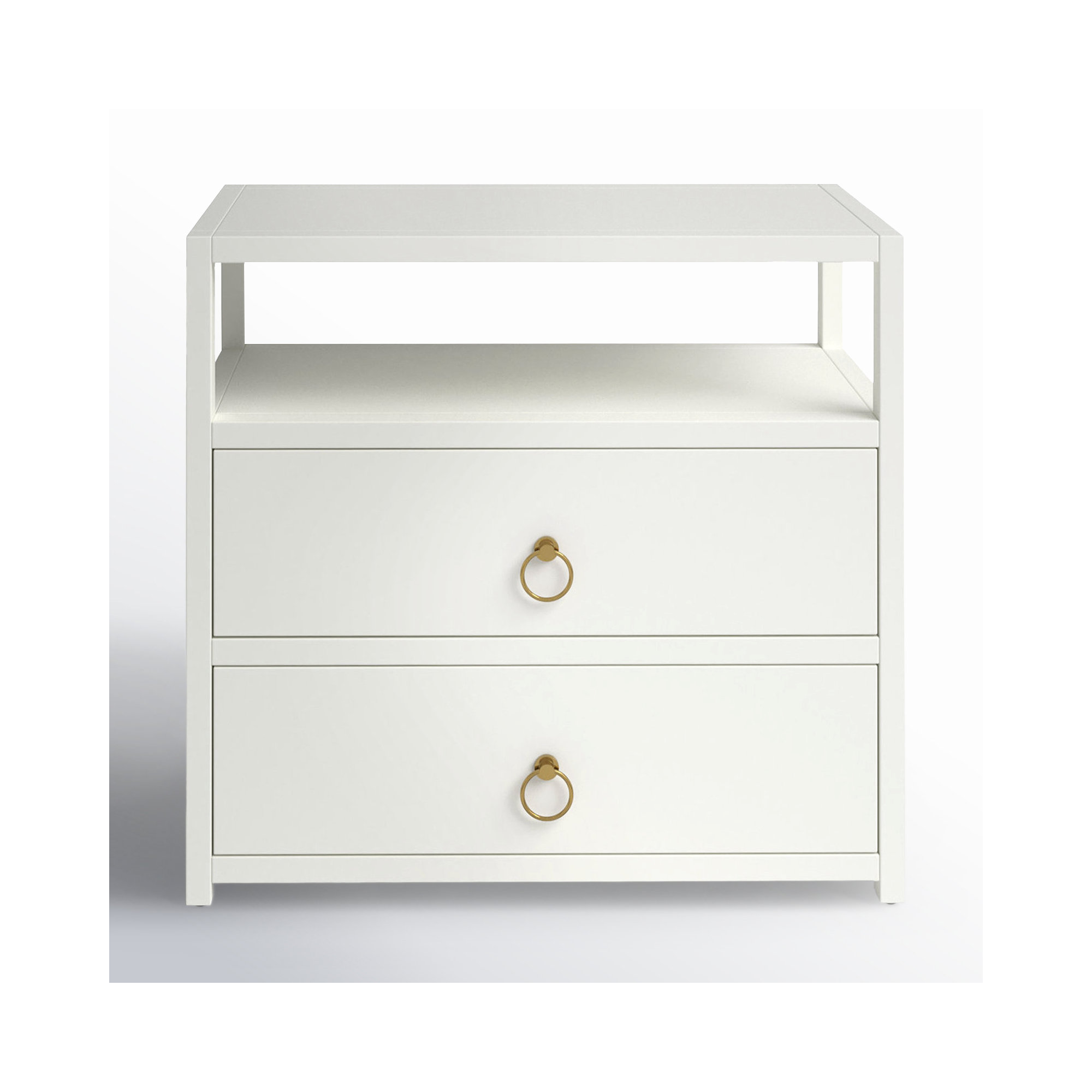 Elin 2 - Drawer Nightstand, White