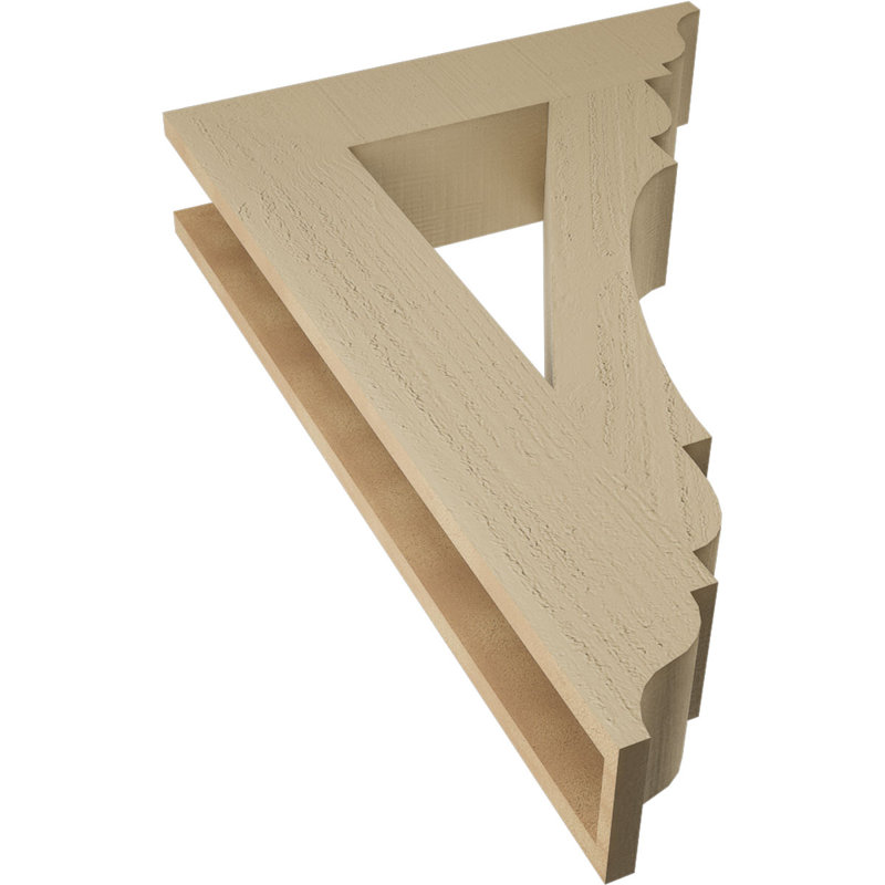 Support en bois de cèdre brut olympique Traditional, H 36 po x l 5,5 po x P 24 po