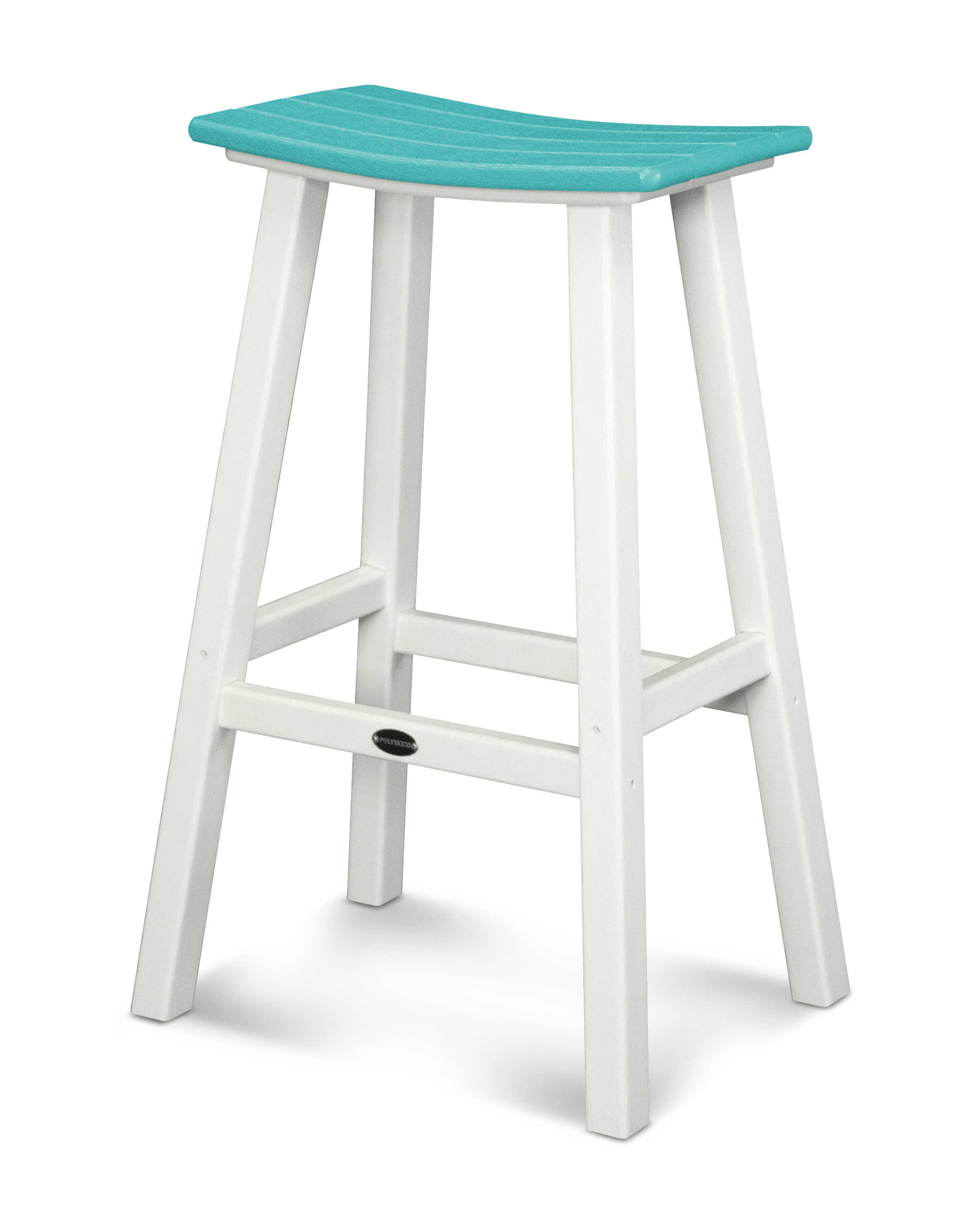 POLYWOOD® POLYWOOD Contempo 30" Saddle Bar Stool & Reviews | Joss & Main