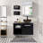 Clematic 28" Wall-Mounted Single Bathroom Vanity Set with Mirror-474350208-474350236
