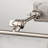 Winchfield Large Picture Light in Polished Nickel and White Marble