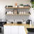 72 in. x 12 in. Birch Butcher Block Wall Mounted Shelf-835739598