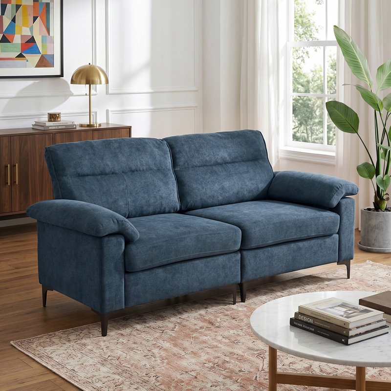 2 Seater Sofa, Blue