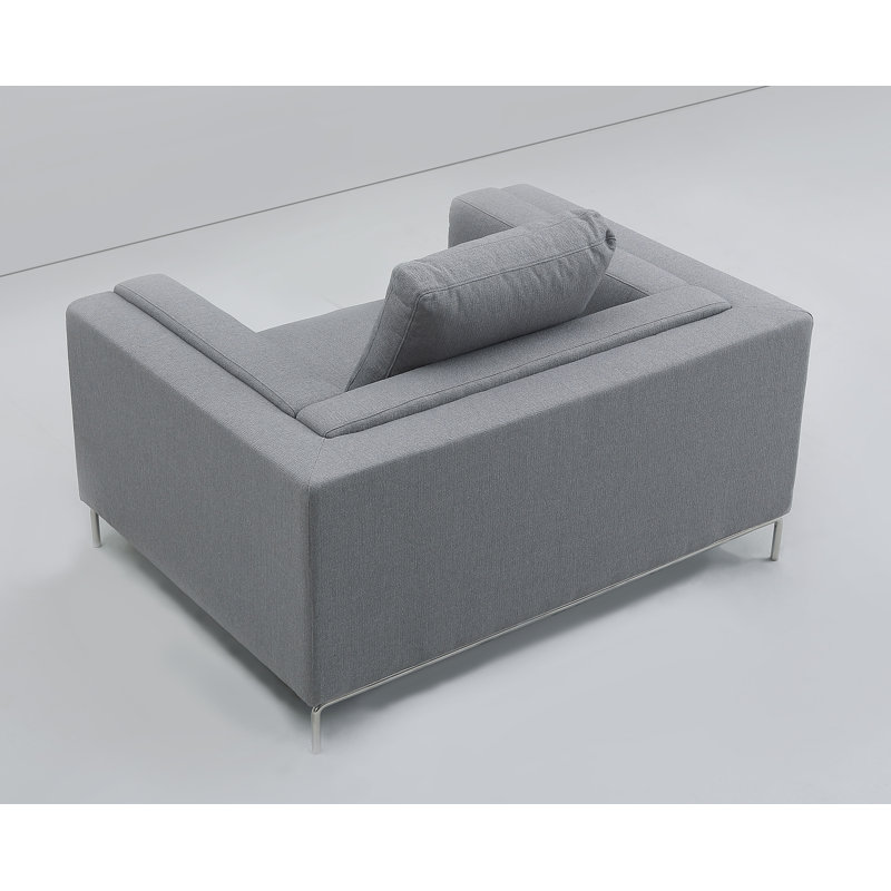 Fauteuil en polyester Rode, Gris Coventry