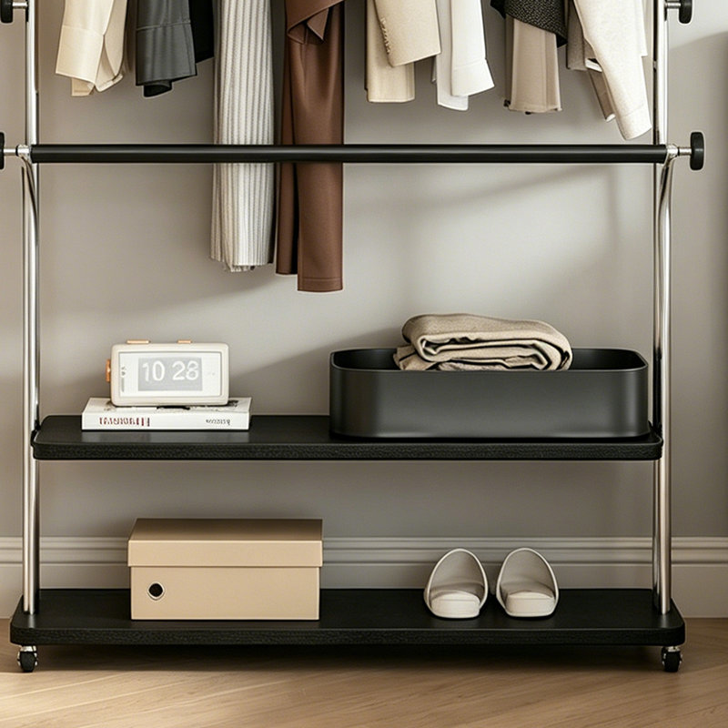 Modern Rolling Coat Rack