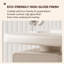 Bureau de direction de 180 cm avec caisson de rangement à 3 tiroirs et base incurvée sculpturale, grand bureau d'ordinateur pour bureau à domicile