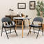 Antonino Fabric Padded Stackable Folding Chair Folding Chair Set