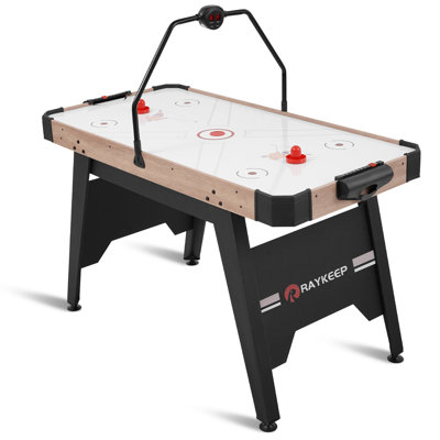54" Air Hockey Table, Indoor Hockey Game Table For Adults And Kids, Arcade Gaming Sets W/2 Pucks, 2 Pushers, Digital Led Scoreboard, Powerful 12v Motor For Game Room, Home