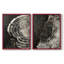 ABSTRACT Series CXC III - Reproduction encadrée de qualité supérieure - prête à être accrochée - aucun clou requis - aucun clou requis-1209536032-1209536033