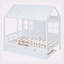 Lit double en bois avec lit gigogne simple-107132724