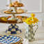Royal Check Pedestal Platter