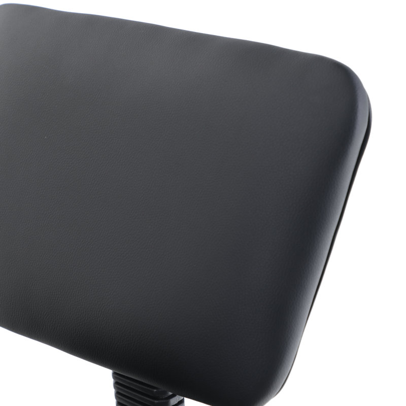 Chaise de dessinateur en similicuir Markece, Noir