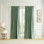 Lenox Imperial Faux Silk Window Curtain, Gold - 52"W x 84"L