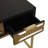 Thetisa Wooden 3 Drawers Desk with Mirrored Front and Outlet-523859110