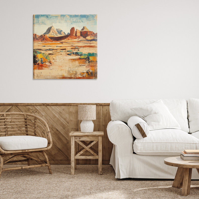 Wild West Desert Impression, conception par Petal Prints Design, H 24 po x l 24 po