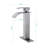 Stainless Steel Bathroom Faucet With Waterfall Spout Feature, Single Handle For Easy Water Adjustment And Optimal Flow, Brushed Nickel A Chic Look Faucet, Build Quality, Sophisticated Touch-121612969
