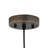 1-Light Distressed Dome Pendant