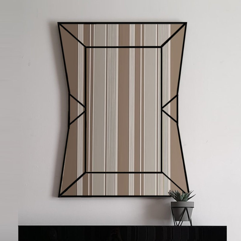Derwood  Hourglass Novelty Art Deco Mirror 