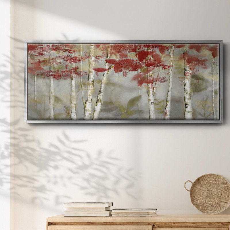 Autumn Forest- Framed Canvas, 24" H x 60" W