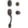Handleset with Deadbolt and Door Two Piece and Rosette
