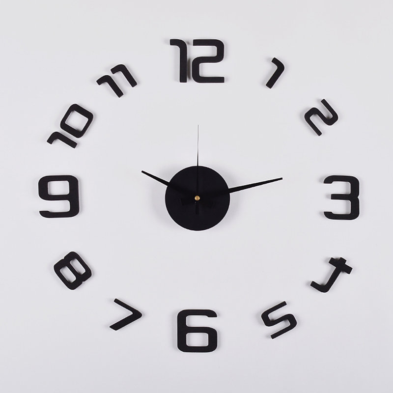 Horloge murale 3d sans cadre Hareem