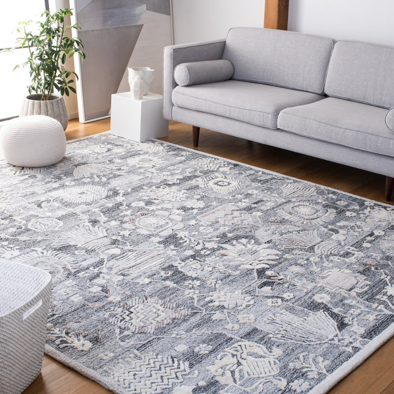 Glamour Hand Tufted Performance Floral Rug, Rectangle 8' x 10'
